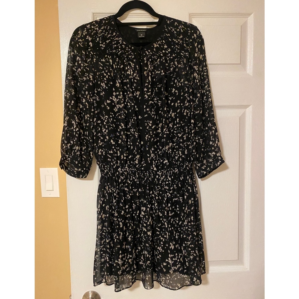 Printed Club Monaco silk dress